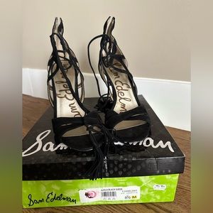 Soulier Sam Edelman en Suède noir  gr. 8,5